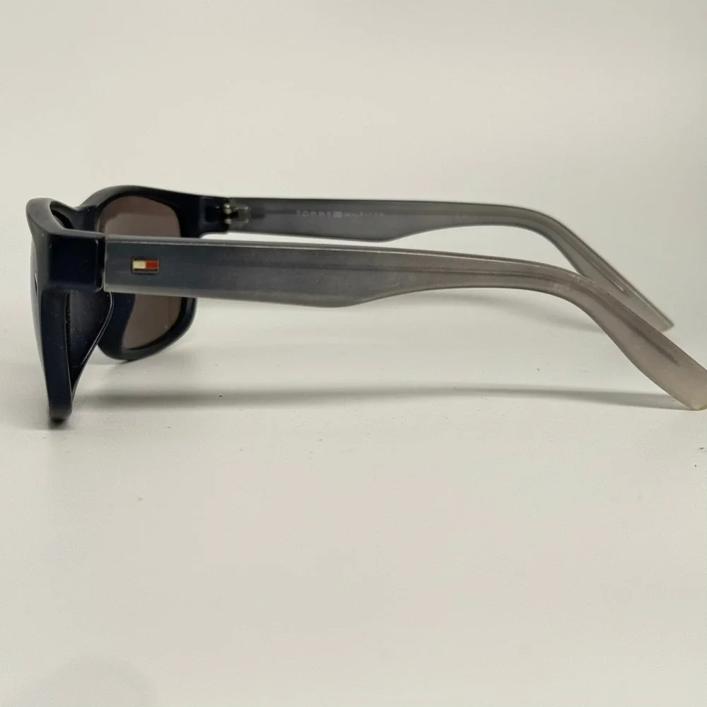 Tommy‎ Hilfiger Mens Blue Mirror Square Sunglasses 0065772012 58-17-135
